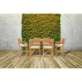Chic Teak Antigua Rectangular Teak Wood Bistro Counter Table 63 X 35 Inch