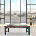 Chic Teak Backless Dining Bench Made From Recycled Teak Wood Boats 4 Foot