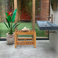 Chic Teak Bahama Teak Wood Shower Stool 23 Inch