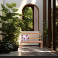 Teak Wood Castle Bench Without Arms 4 Foot Made By Chic Teak