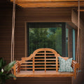 Chic Teak Lutyens Teak Wood Double Outdoor Porch Swing 66 Inch