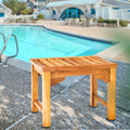 Teak Wood Santa Monica Backless Bench 2 Foot Made By Chic Teak