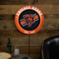 Chicago Bears Led Metal Lit Wall Sign Decor