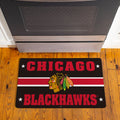 Chicago Blackhawks Anti Fatigue Door Mat 30 X 18