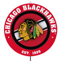 Chicago Blackhawks Led Metal Lit Wall Sign Decor