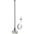 Chicago Faucets 1017 Ab Ecast Angle Stop Fitting With Loose Key Handle And Slow Compression Operating Cartridge Chrome
