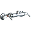 Chicago Faucets 445 Lesab Wall Mounted Pot Filler Faucet With Lever Chrome