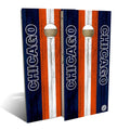 Chicago Football Cornhole Set Choose Your Size Accessories