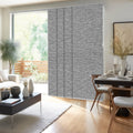 Chicology Nautical Grey Adjustable Cut To Length Light Filtering Privacy Sliding Panels Up To 80 W X 96 H