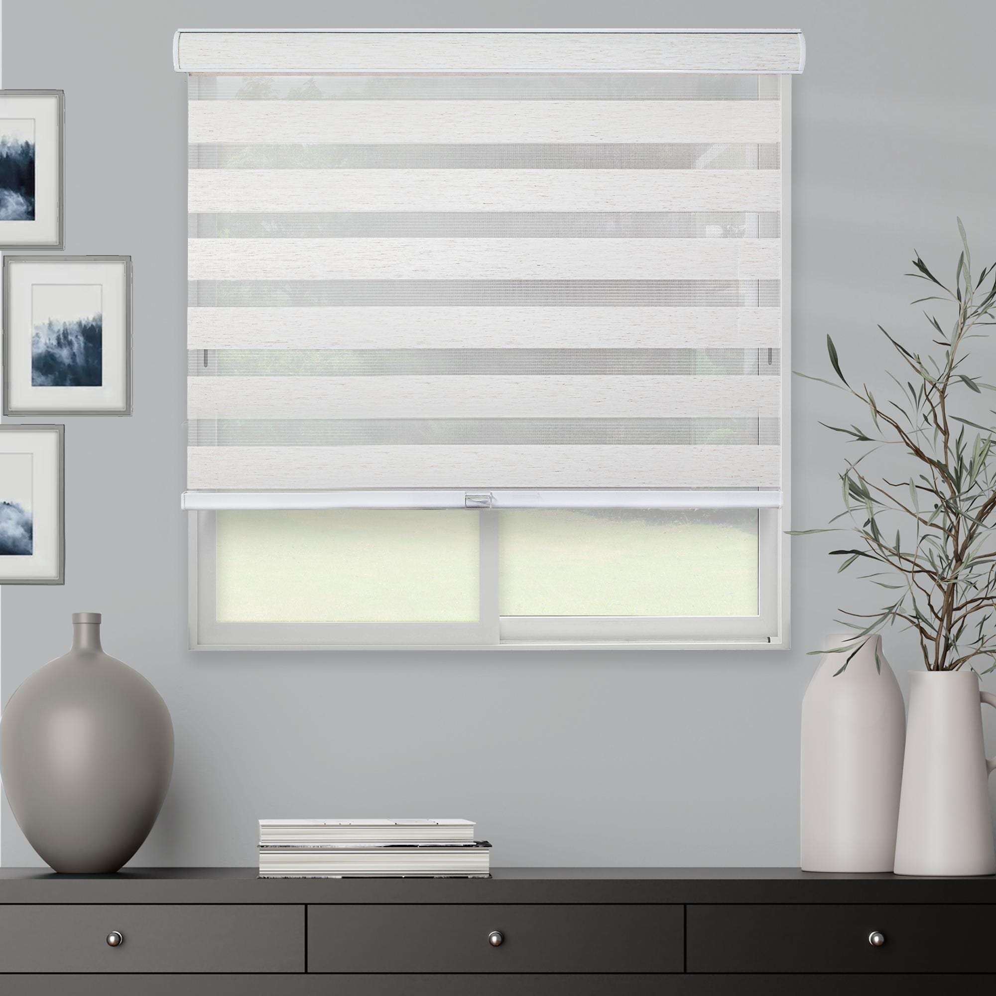 Chicology Premium Cordless Zebra Shades Light Filtering