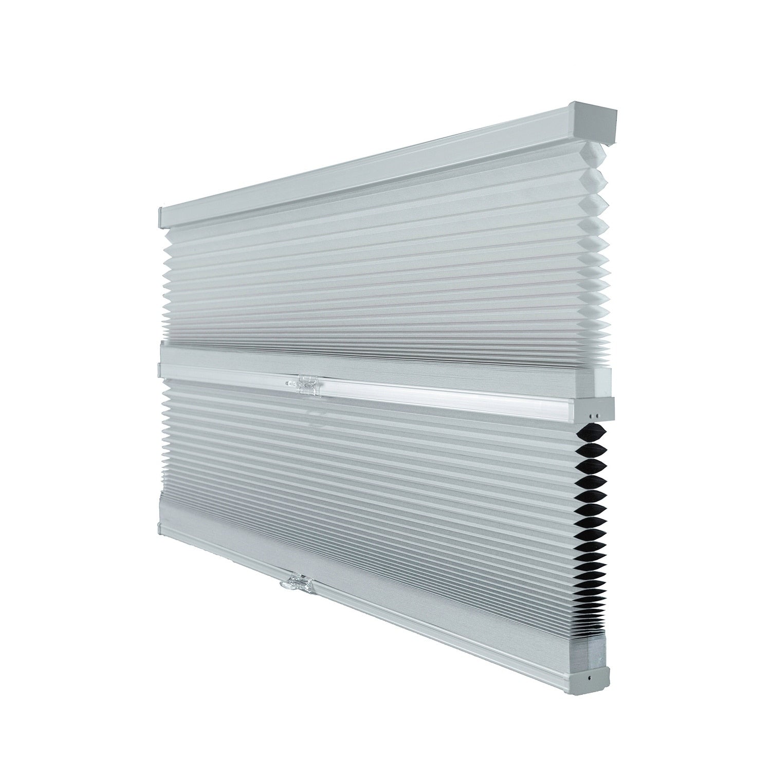 Chicology Day N Night Cordless Cellular Shades Grey Sheen