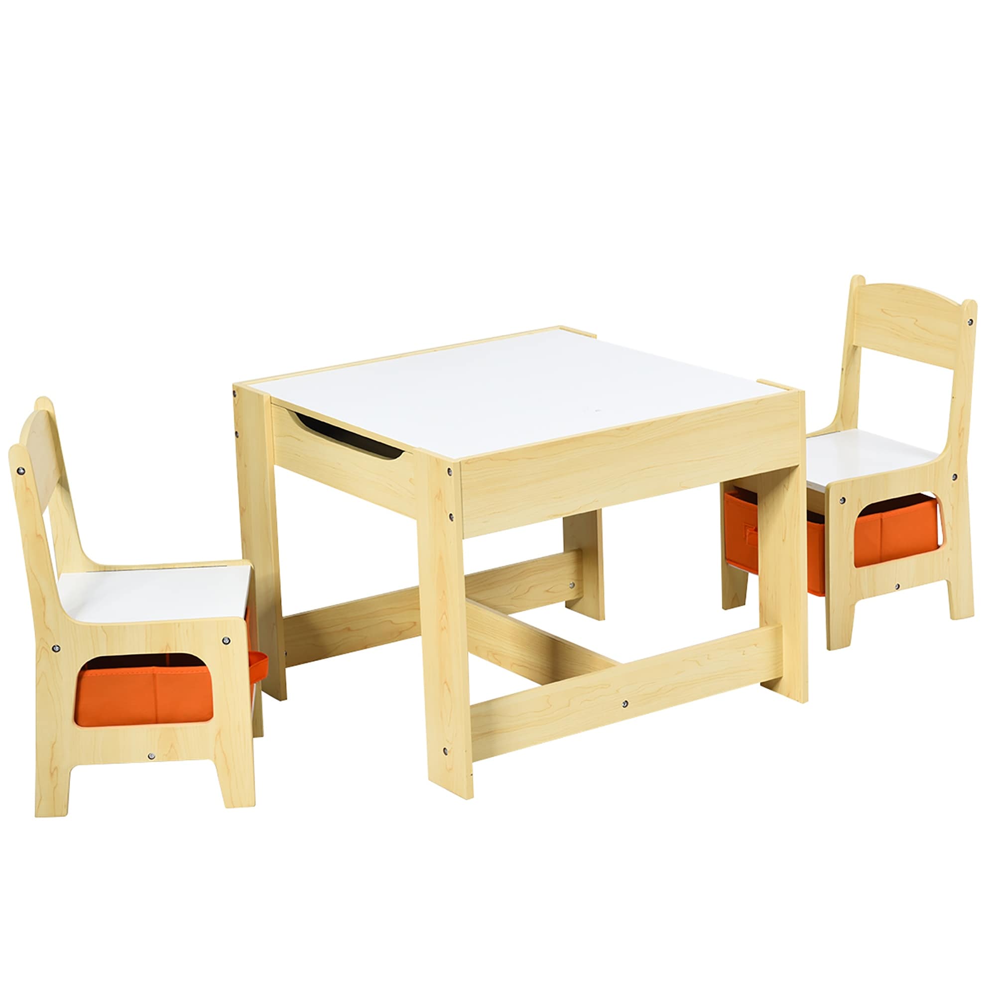 Children Activity Table Desk Sets With Storage Drawer