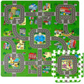 Children Puzzle Play Traffic Foam Mat 9 Pieces