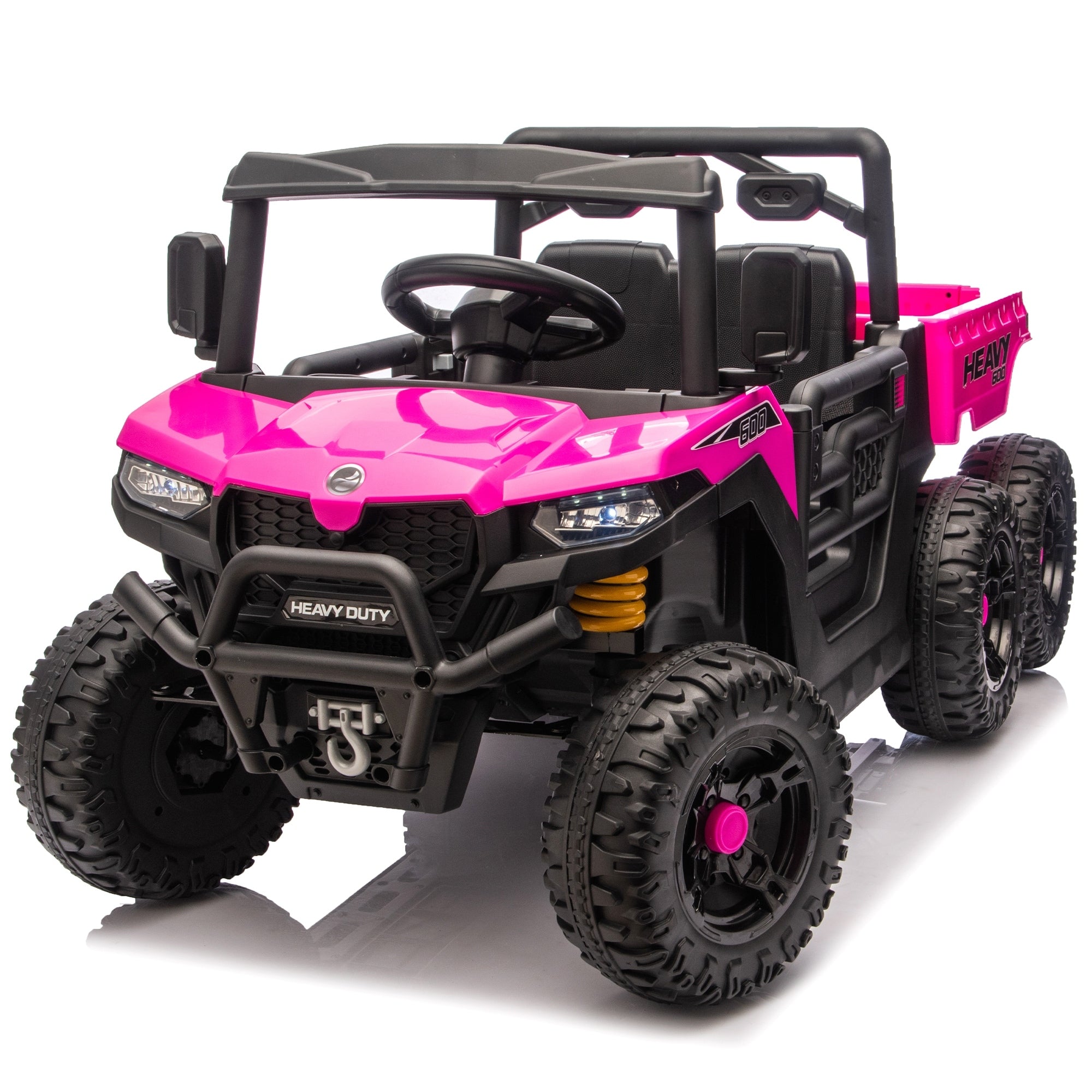 Childrens Electric Dump Truck With Parent Remote Pink Ride On Car 24V Kids Ride On Dump Truck With Remote