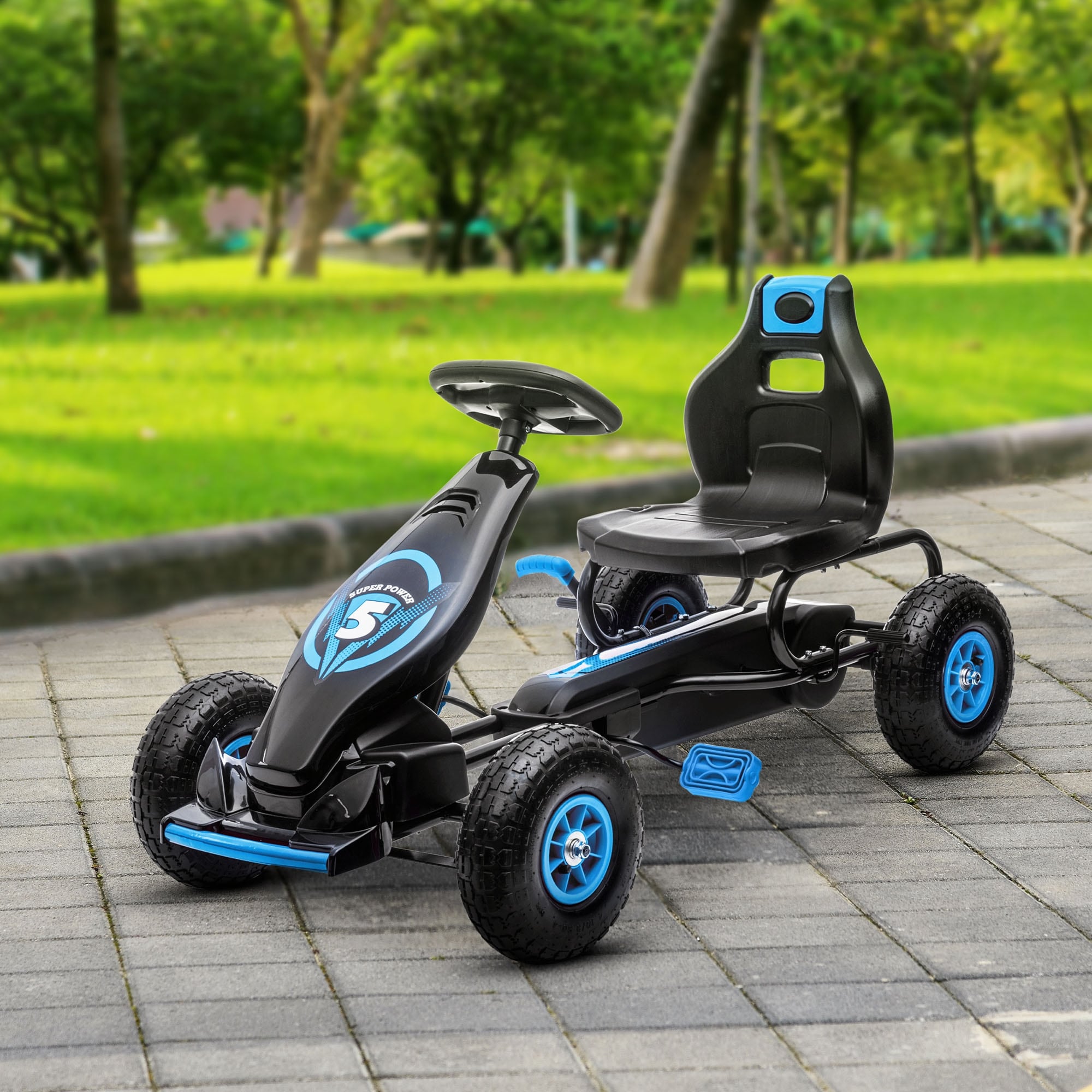 Childrens Ride On Pedal Car Pedal Go Kart With Adjustable Seat Ride On Car Battery Powered Electric Car