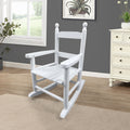 Childrens Rocking White Chair Indoor Or Outdoor Suitable For Kids Durable