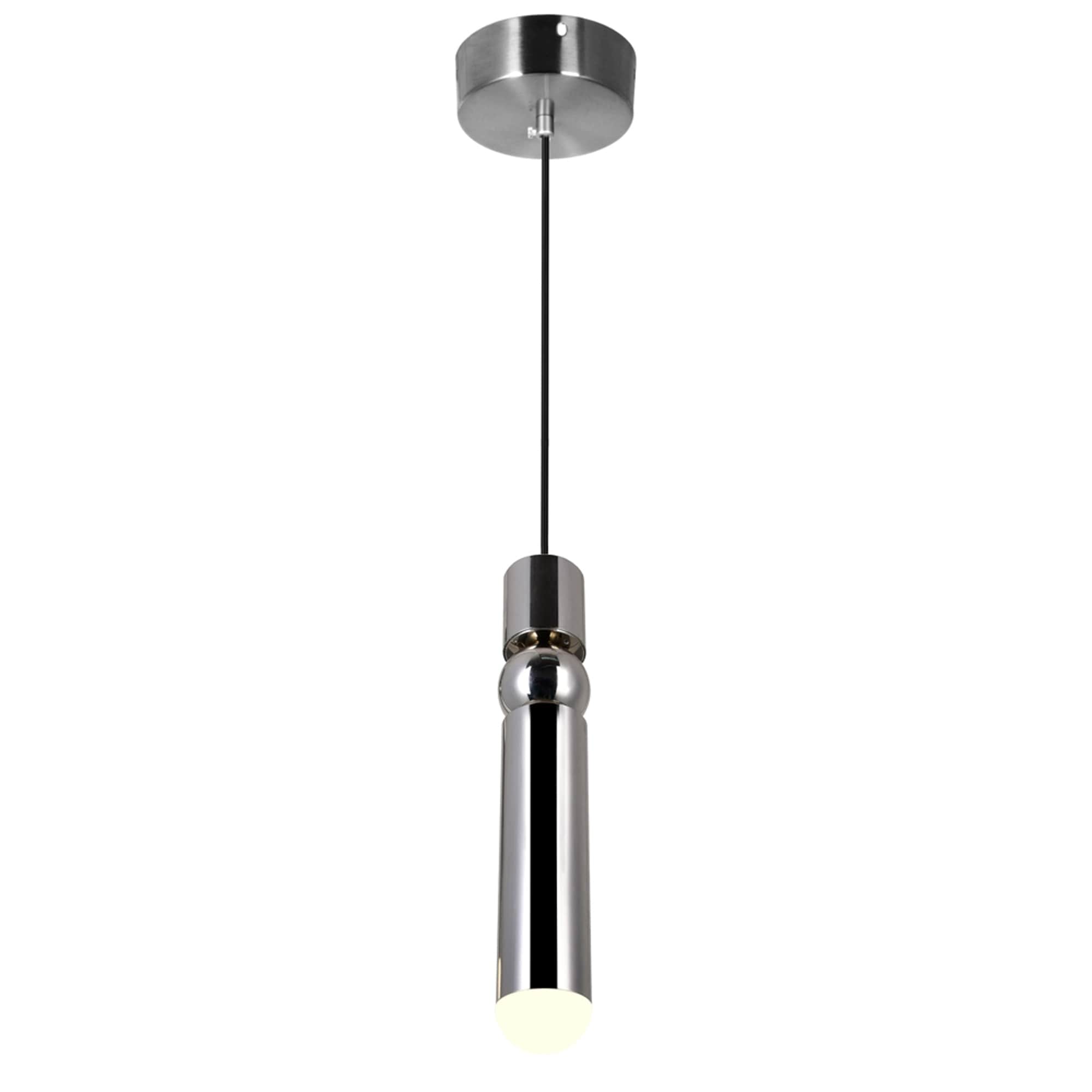 Led Mini Pendant With Polished Nickel Finish
