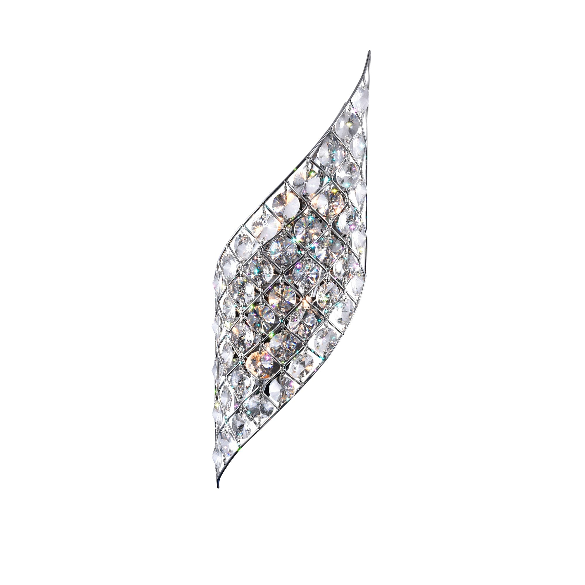 Silver Orchid Glynne Chrome 4 Light Wall Sconce