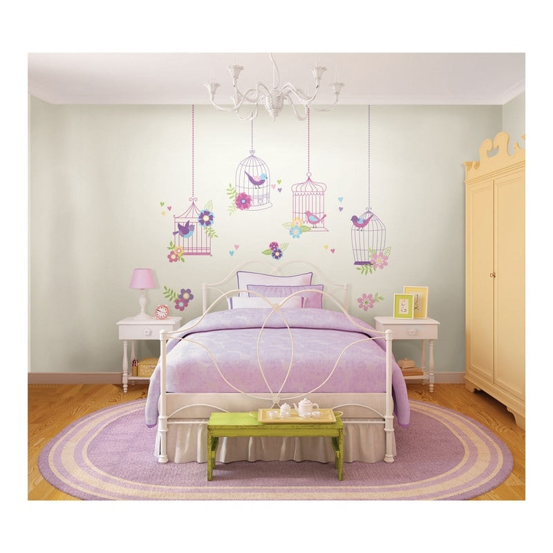 Chirping The Day Away Wall Art Kit 34.5In X 39In X 0.025In