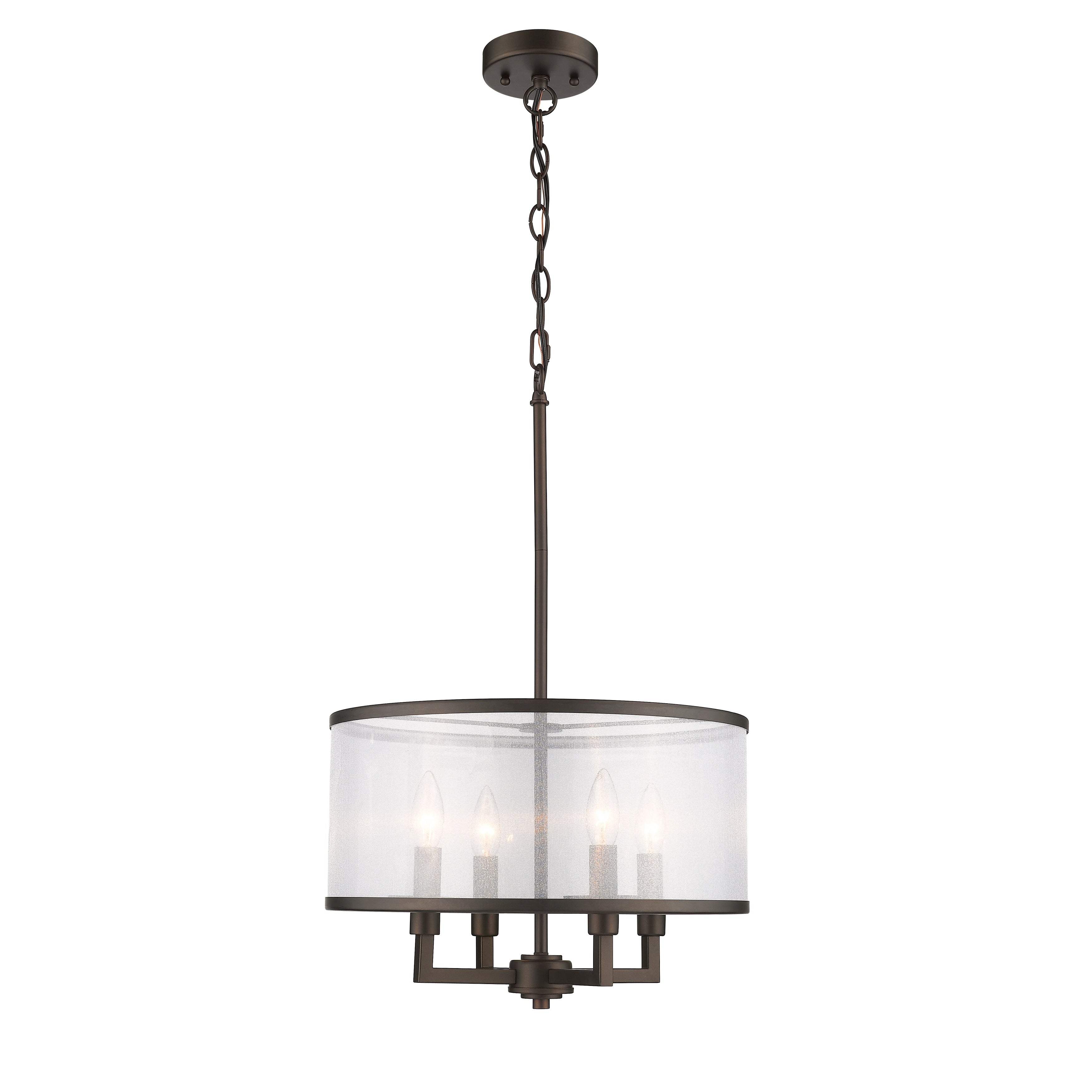 Chloe 4 Light Oil Rubbed Bronze Pendant Oil Rubbed Bronze