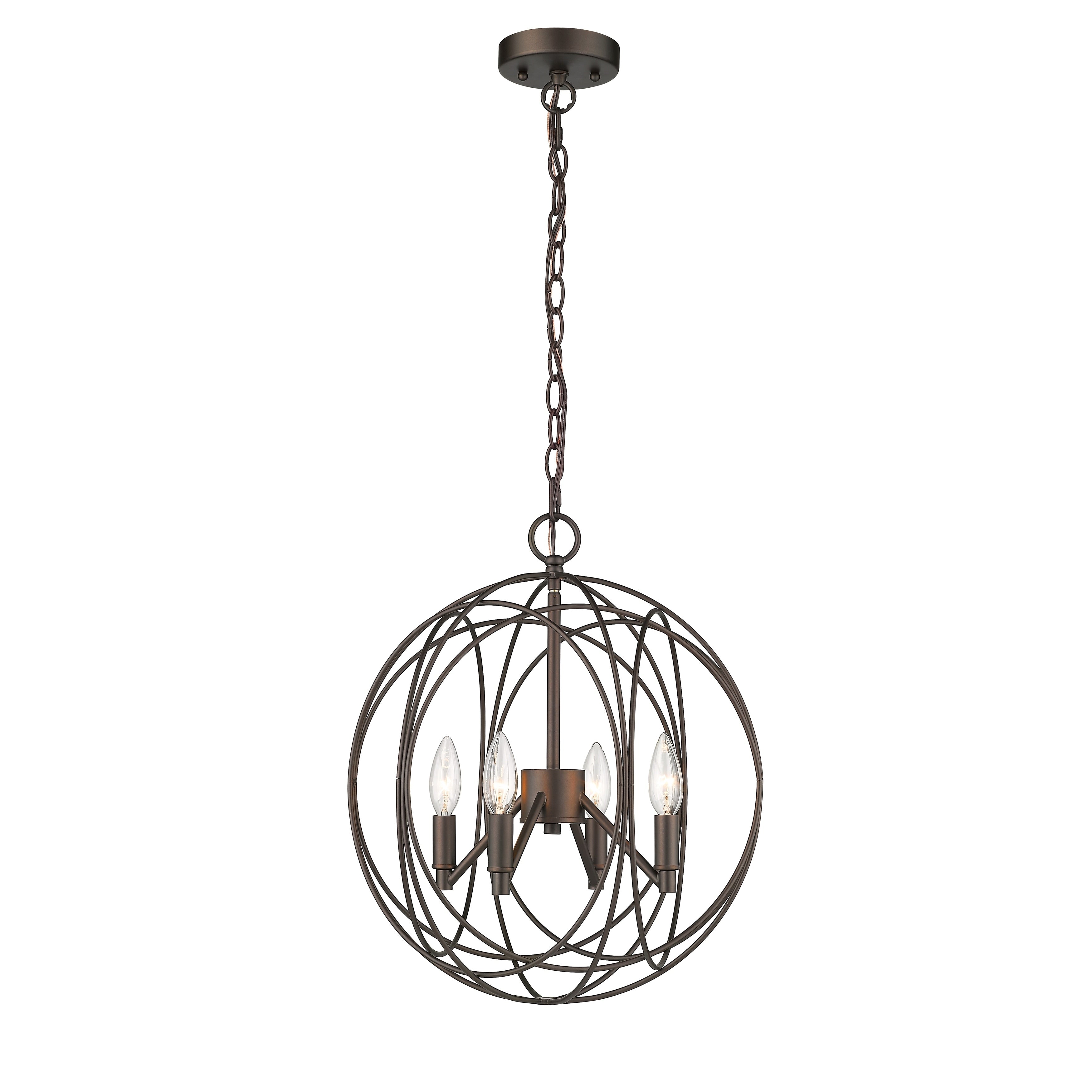 Chloe 4 Light Oil Rubbed Bronze Pendant Oil Rubbed Bronze