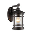 Chloe Abbington Collection 1 Light Oil Rubbed Bronze Outdoor Wall Lantern