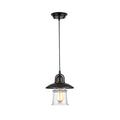 Chloe Industrial 1 Light Oil Rubbed Bronze Pendant