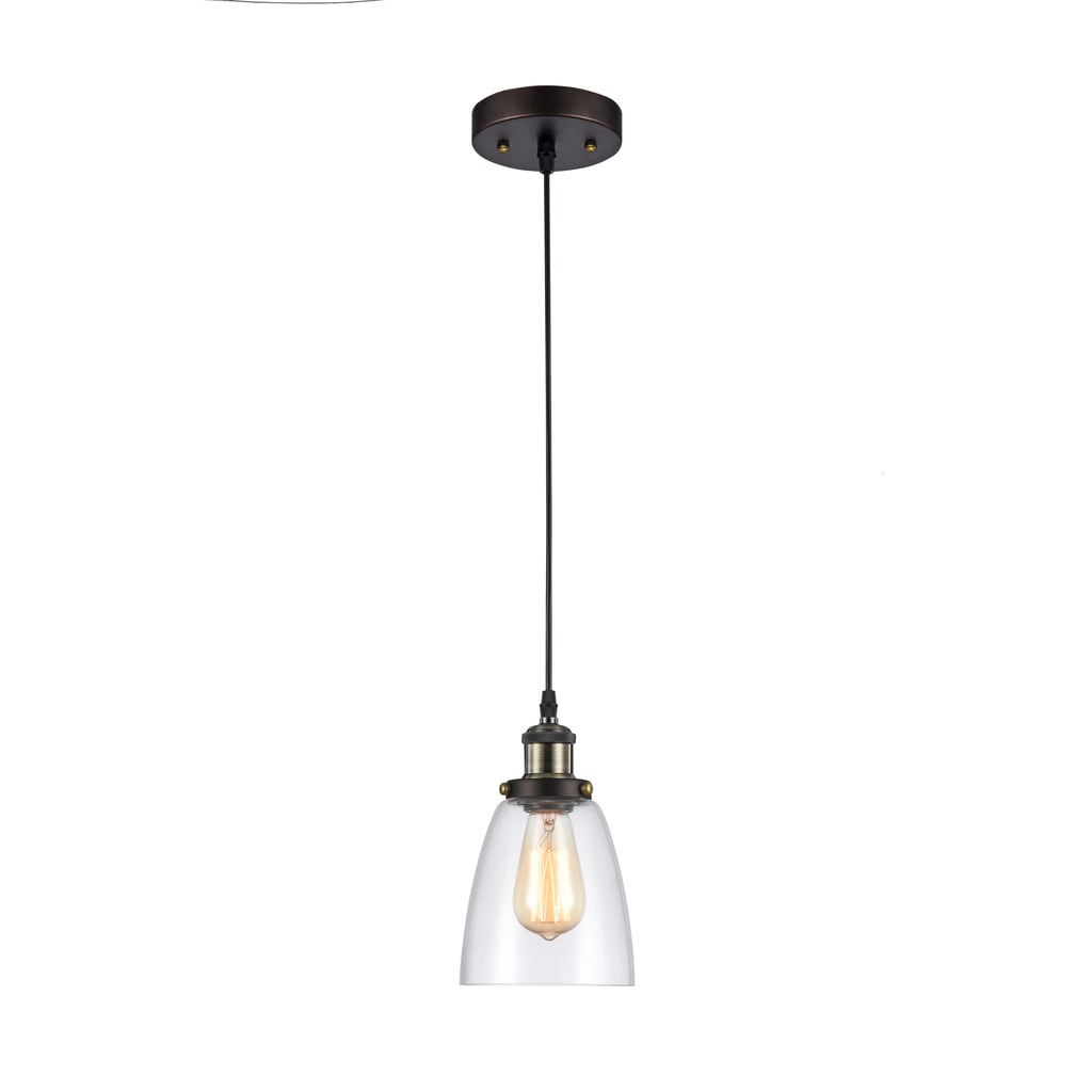 Chloe Industrial 1 Light Oil Rubbed Bronze Pendant