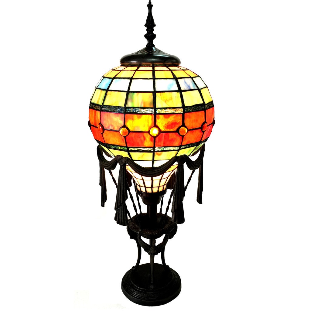 Chloe Tiffany Style 1 Light Antique Bronze Table Lamp
