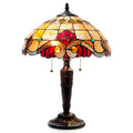 Chloe Tiffany Style Victorian Design 2 Light Bronze Table Lamp
