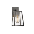 Chloe Lighting Transitional 1 Light Black Outdoor Wall Lantern
