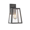 Chloe Lighting Transitional 1 Light Black Outdoor Wall Lantern