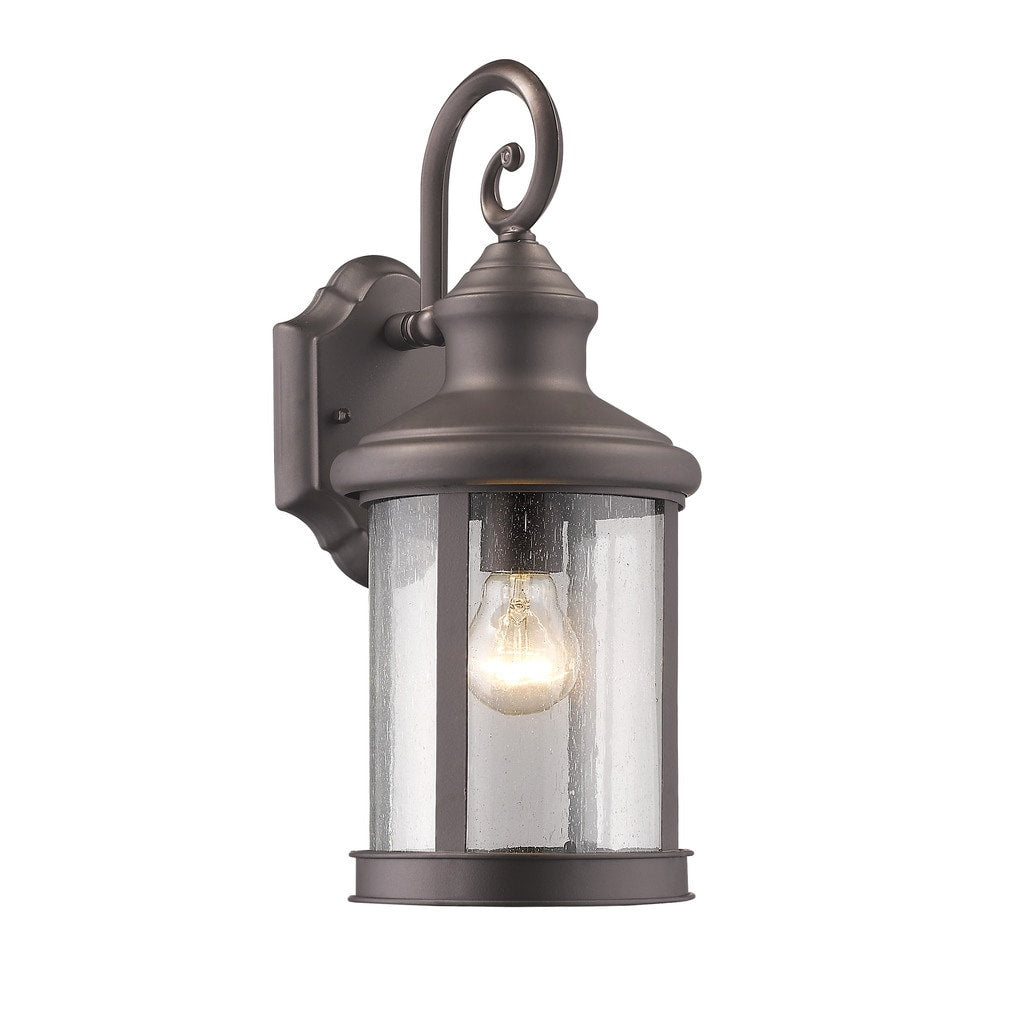 1 Light Oil Rubbed Bronze Outdoor Wall Lantern