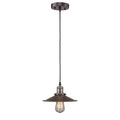 Chloe Loft Industrial 1 Light Oil Rubbed Bronze Mini Pendant