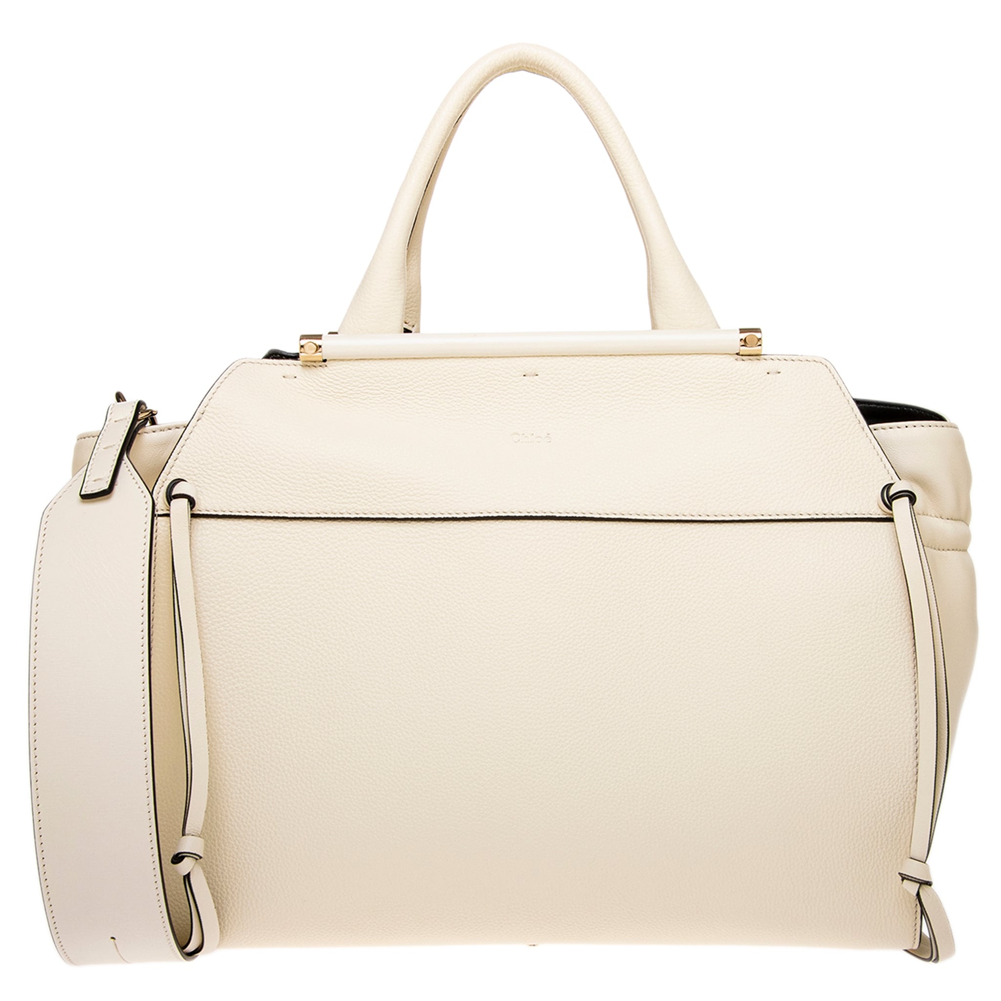Chloe Medium Steph Tote In Grained Leather