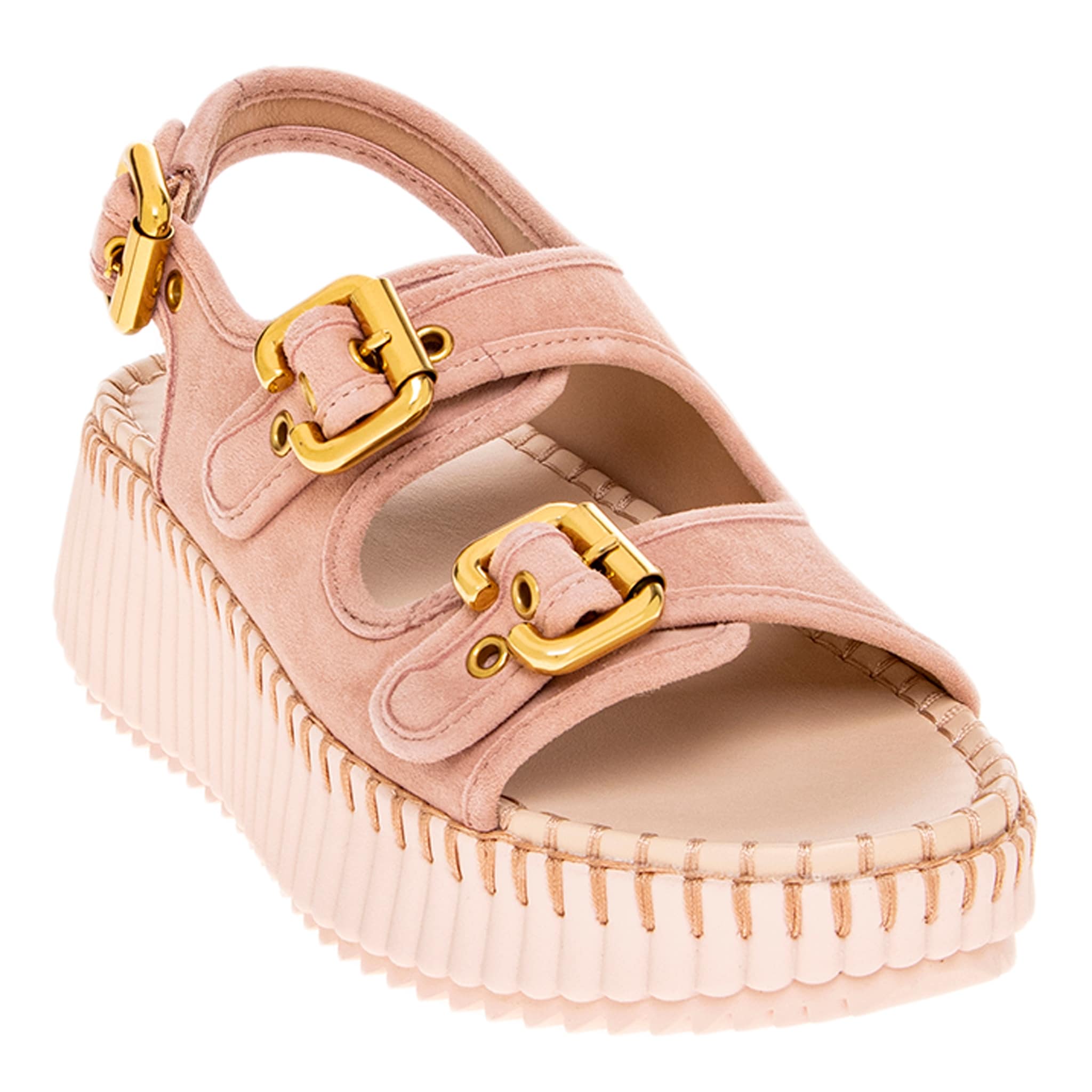 Chloe Nama Wedge Sandals
