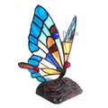 Chloe Tiffany Style Butterfly Design 1 Light Bronze Accent Lamp Night Light