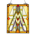 Chloe Tiffany Style Mission Design Window Panel Suncatcher M