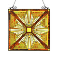 Chloe Tiffany Style Mission Design Window Panel Suncatcher