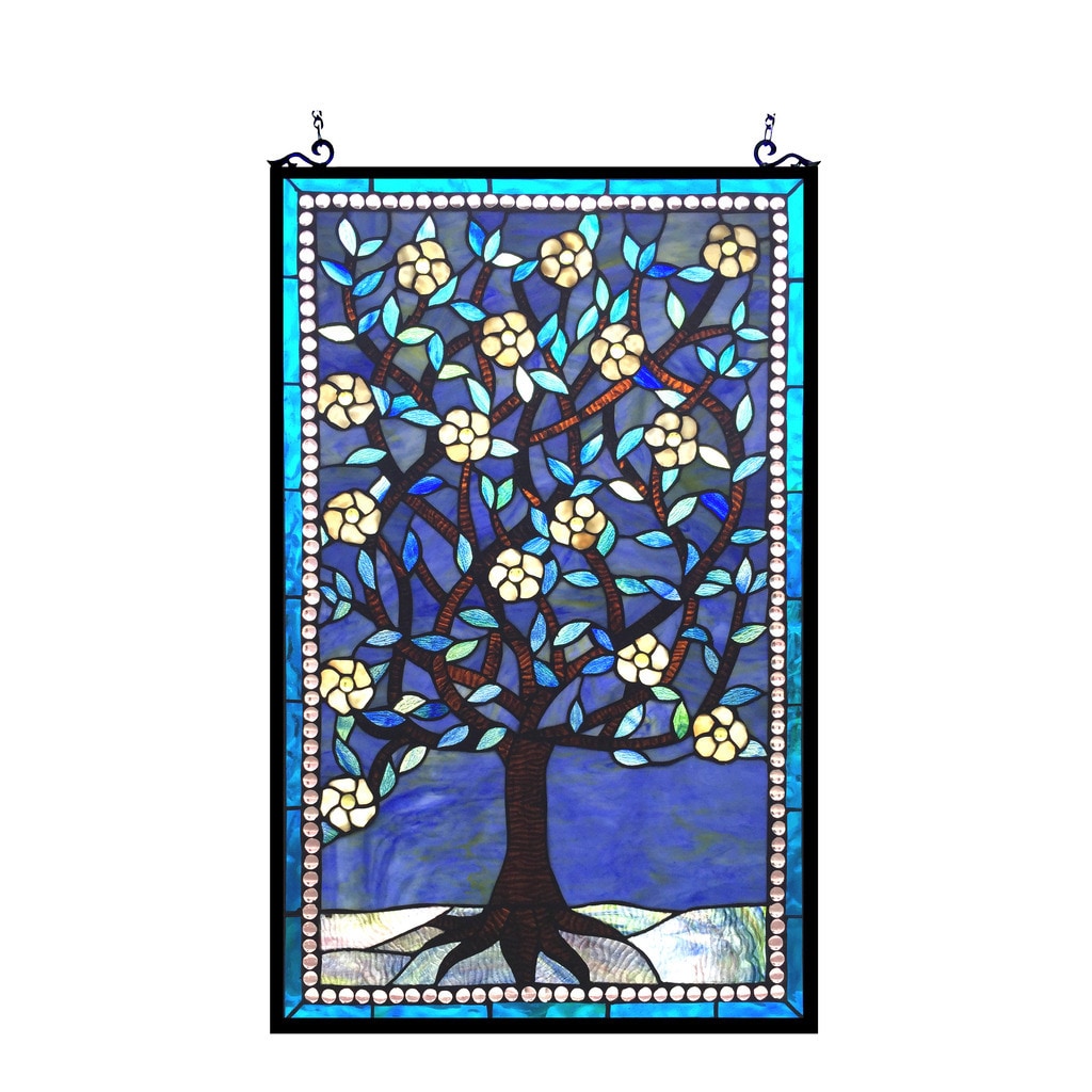 Chloe Tiffany Style Tree Of Life Design Window Panel M