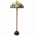 Chloe Tiffany Style Victorian Design 2 Light Antique Bronze Floor Lamp