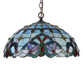 Chloe Tiffany Style Victorian Design 2 Light Pendant