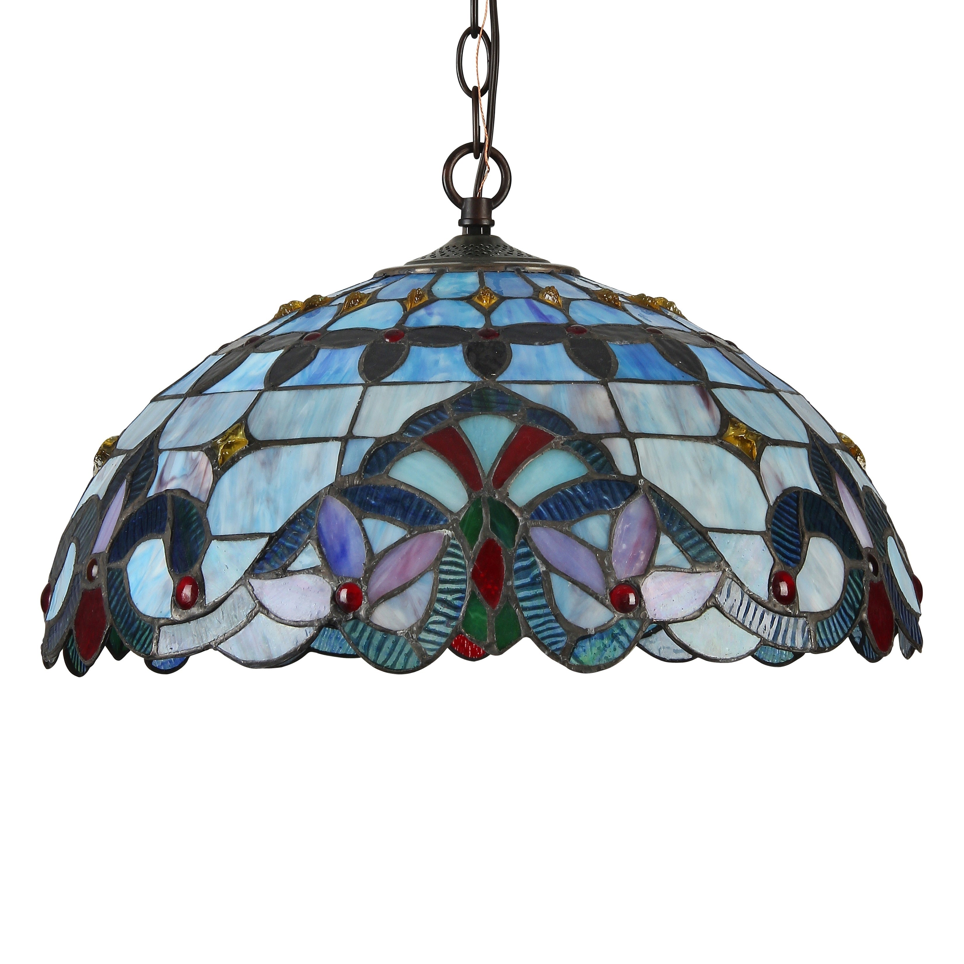 Chloe Tiffany Style Victorian Design 2 Light Pendant