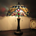 Chloe Tiffany Style Victorian Design 2 Light Table Lamp