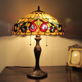 Tiffany Style Victorian Design 2 Light Table Lamp