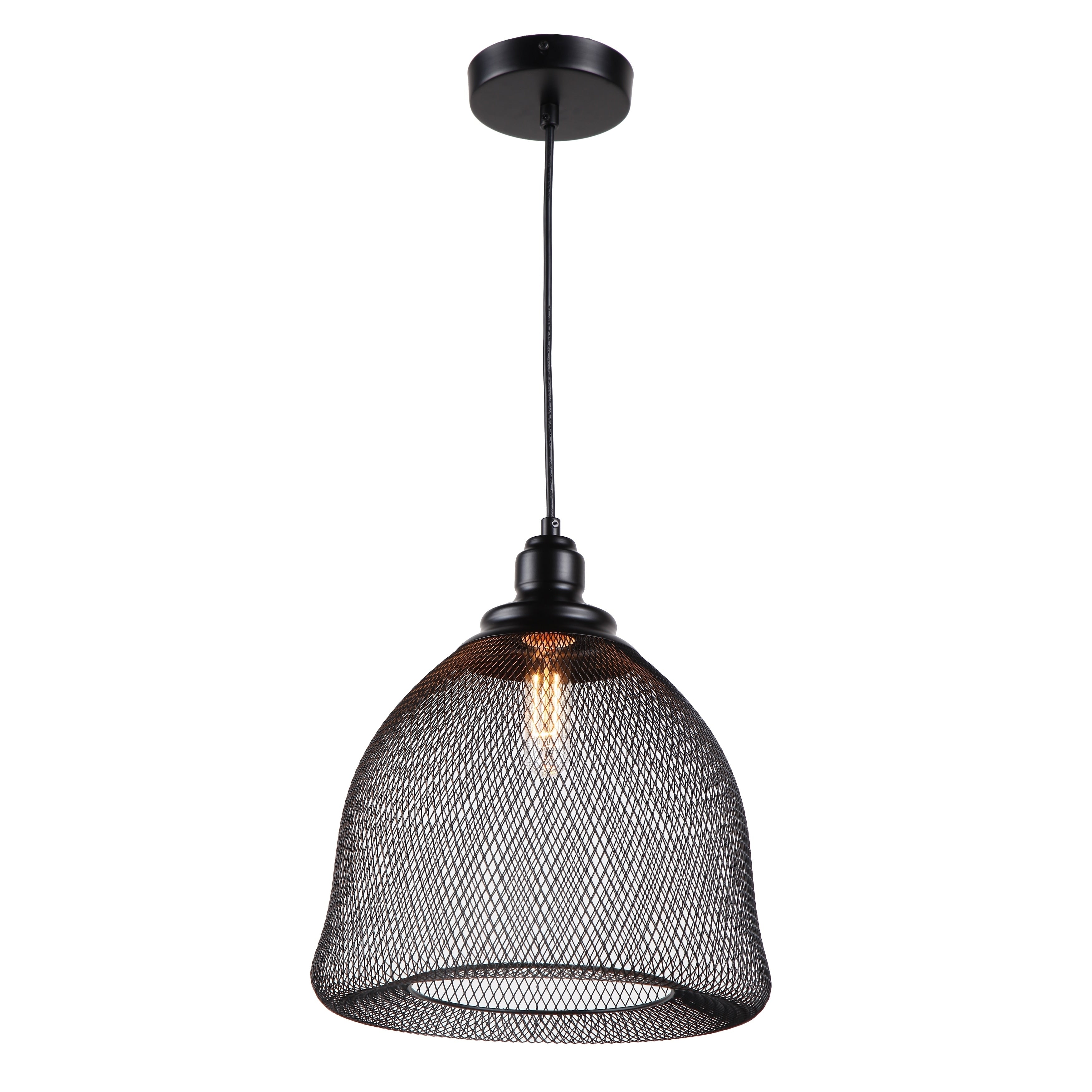 Chloe Transitional 1 Light Black Pendant
