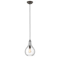 Chloe Transitional 1 Light Oil Rubbed Bronze Pendant