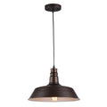 Chloe Transitional 1 Light Oil Rubbed Bronze Pendant