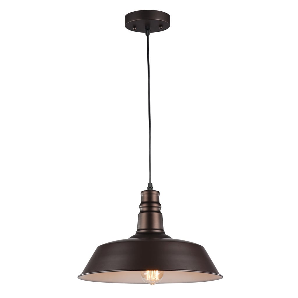 Chloe Transitional 1 Light Oil Rubbed Bronze Pendant