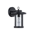 Transitional 1 Light Textured Black Outdoor Wall Sconce